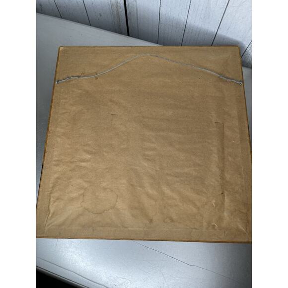 Vintage Needlepoint Something Special Antique Dolls Picture Art 15.5in X 15.5in - Picture 3 of 5